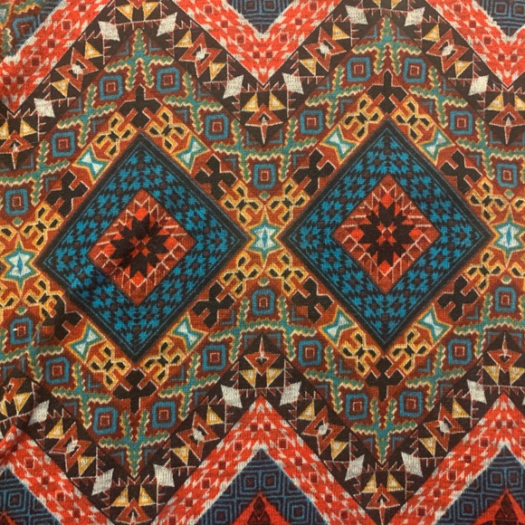 Patterned Mini Boho Dress - Picture 3 of 5